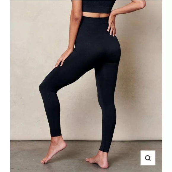 BLANQI Small Everyday Maternity Support Leggings Belly Support Black Solid - Picture 6 of 8